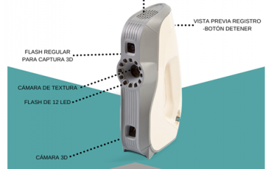 Escáner artec Eva Portatil